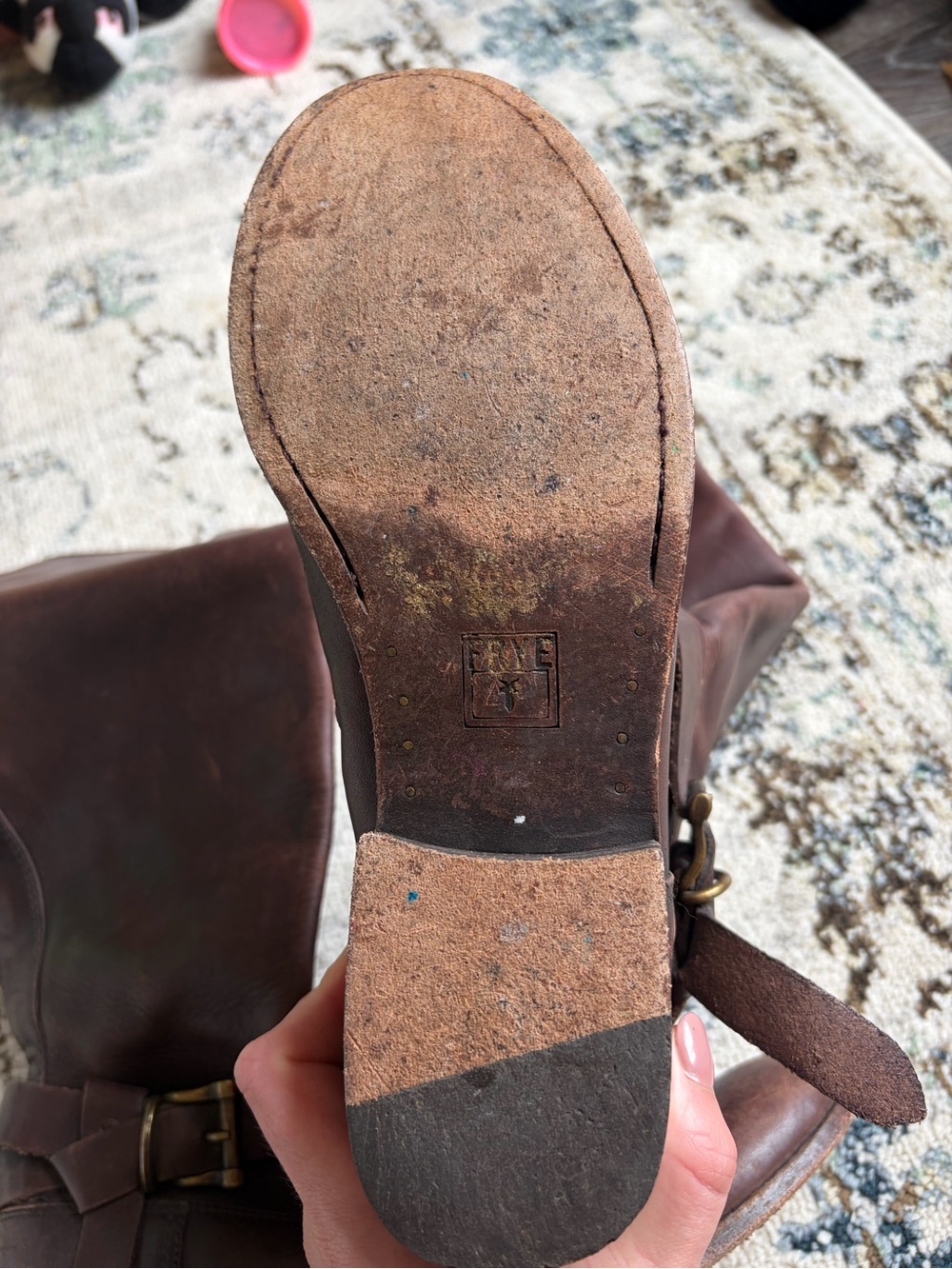 Frye Leather Riding Boots - Melissa Boot - Picture 4 of 7